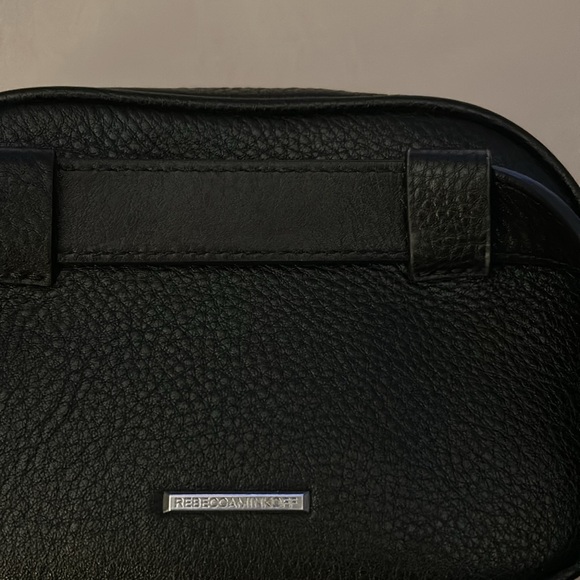 Rebecca Minkoff Blythe Belt bag  in Black inside/outside zipper and pocket - Picture 3 of 5